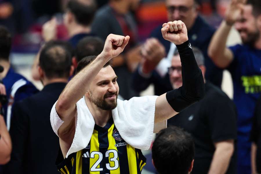 Fener-Profi Marko Guduric jubelt über den Einzug ins Endspiel