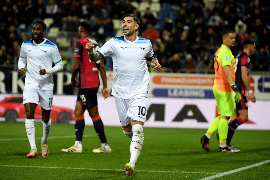 Lazio's Mattia Zaccagni played a part in both goals in his side's win 