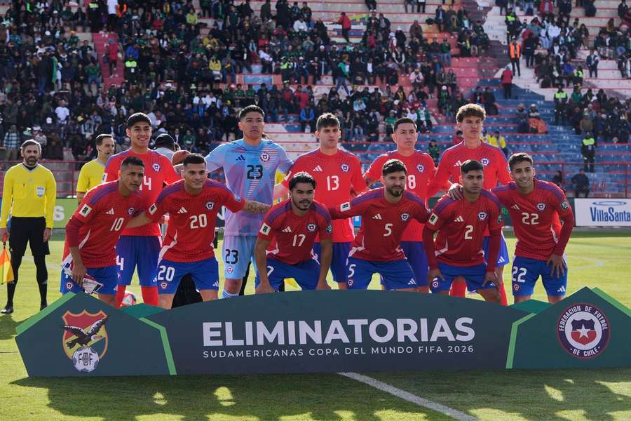 La selección de Chile es última de la clasificación con 10 puntos