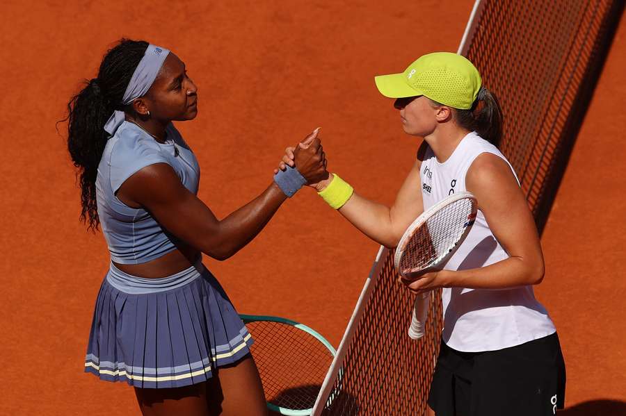 Iga Swiatek y Coco Gauff