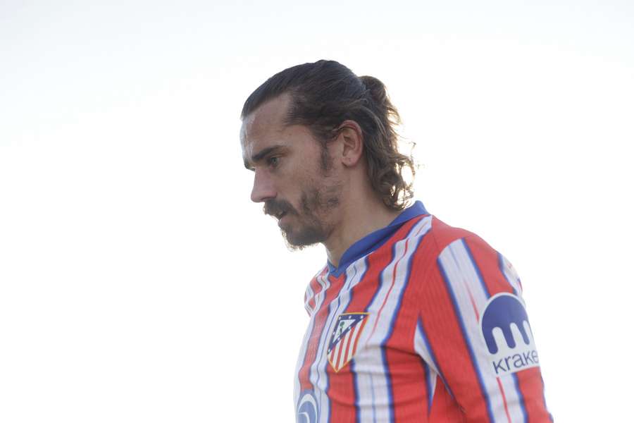 Antoine Griezmann falhou o penálti contra o Leganés