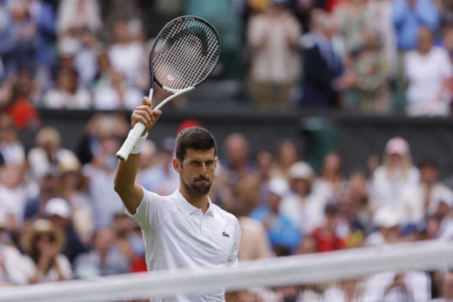 Djokovic is looking for a fifth successive Wimbledon title