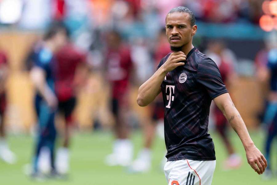 Leroy Sane nimmt Abschied vom FCB.