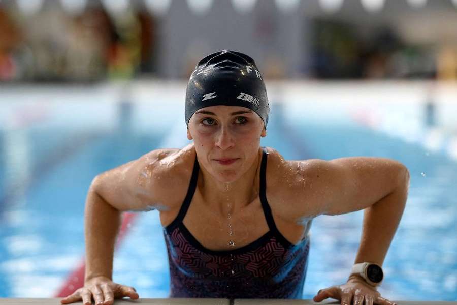 Heloise Courvoisier lors d'une séance d'entraînement. 