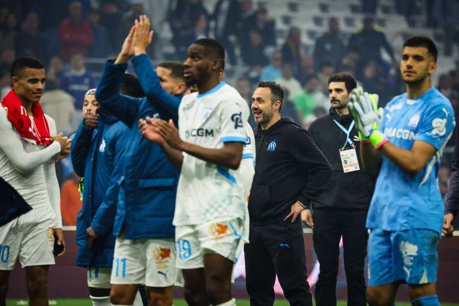 De Zerbi après la victoire marseillaise.