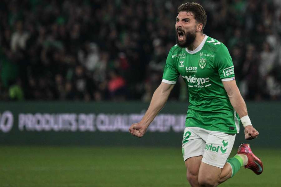 Zuriko Davitashvili après son but contre Monaco.