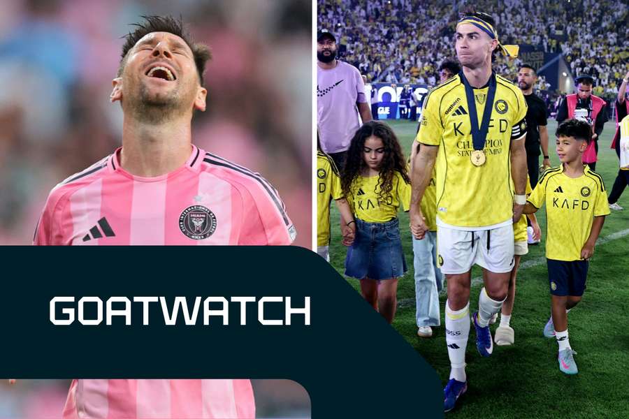 GOATwatch: Der wöchentliche Vergleich zwischen Cristiano Ronaldo und Lionel Messi GOATwatch: Der wöchentliche Vergleich zwischen Cristiano Ronaldo und Lionel Messi