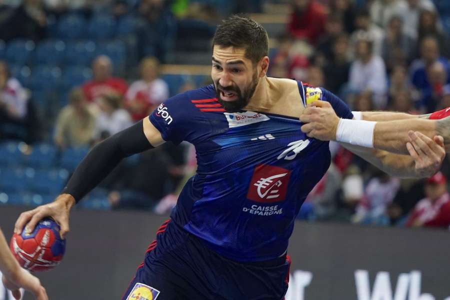 Nikola Karabatic i VM-kampen mod Montenegro. Nikola Karabatic i VM-kampen mod Montenegro.