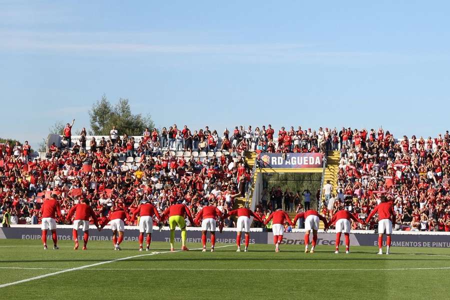 Benfica jogou primeiros amigáveis em Águeda