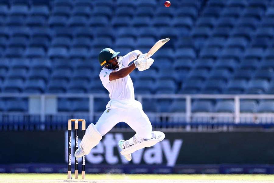 Bavuma in action for South Africa