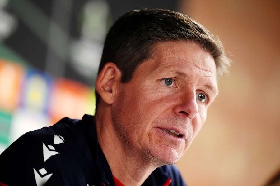 Glasner speaks to the media