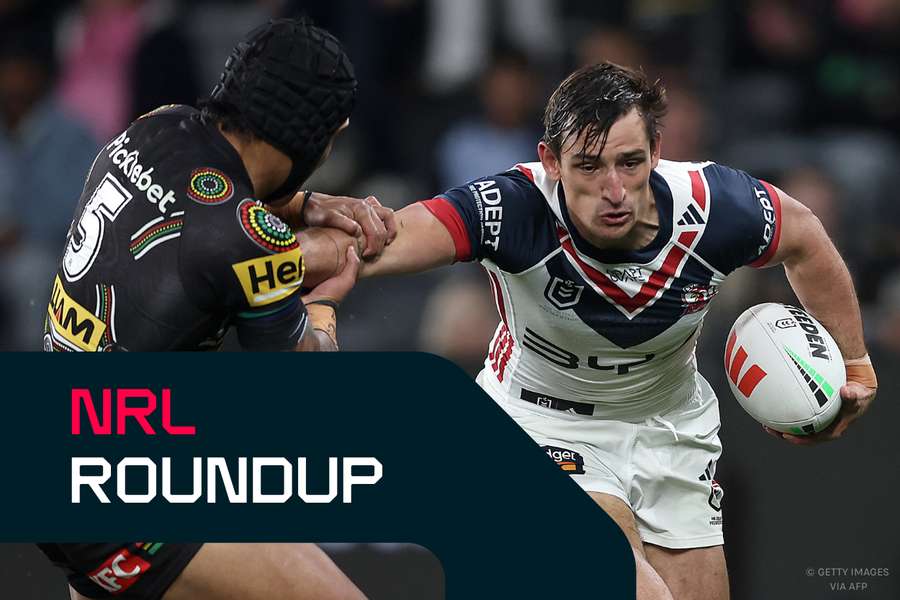 The NRL has a new ladder leader after the Roosters overcame Penrith to move to first place. The NRL has a new ladder leader after the Roosters overcame Penrith to move to first place.