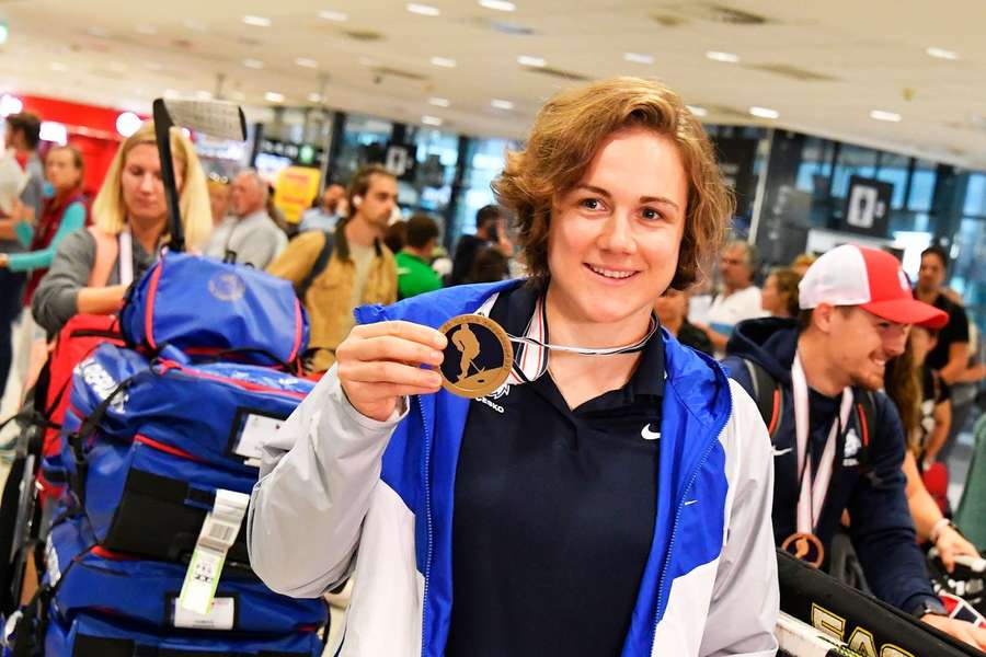 Karolína Erbanová získala po olympijském stříbru z rychlobruslení cenný kov také z hokejového MS.