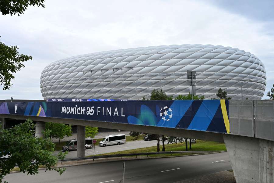 A Allianz Arena, palco da final da Champions League 2024/25