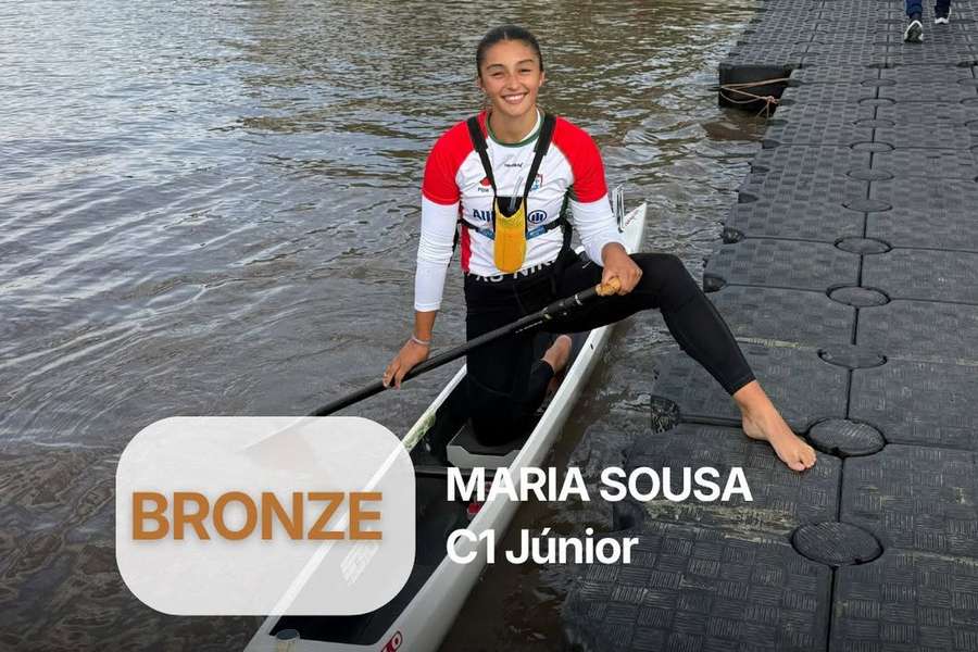 Maria Sousa conquista bronze em C1 júnior Maria Sousa conquista bronze em C1 júnior