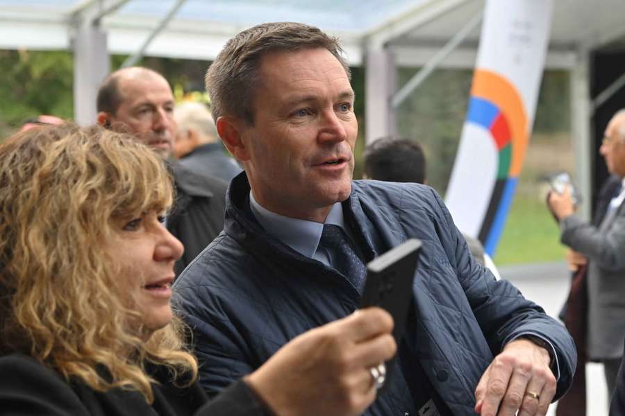 David Lappartient, Presidente da União Ciclista Internacional, em março último.