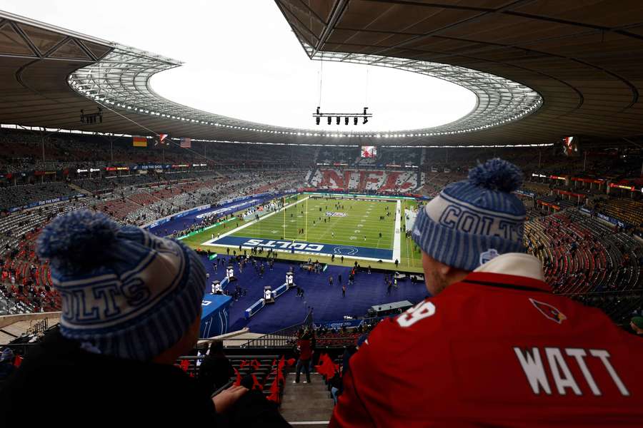 Berlin's Olympic Stadium hosted this year's NFL game in Germany
