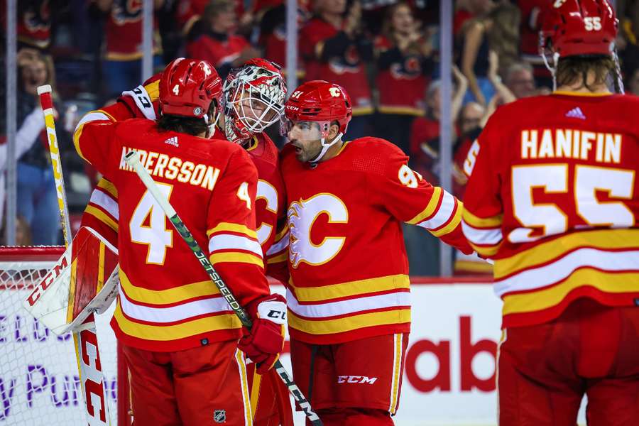 Andersson had a goal and an assist for the Flames