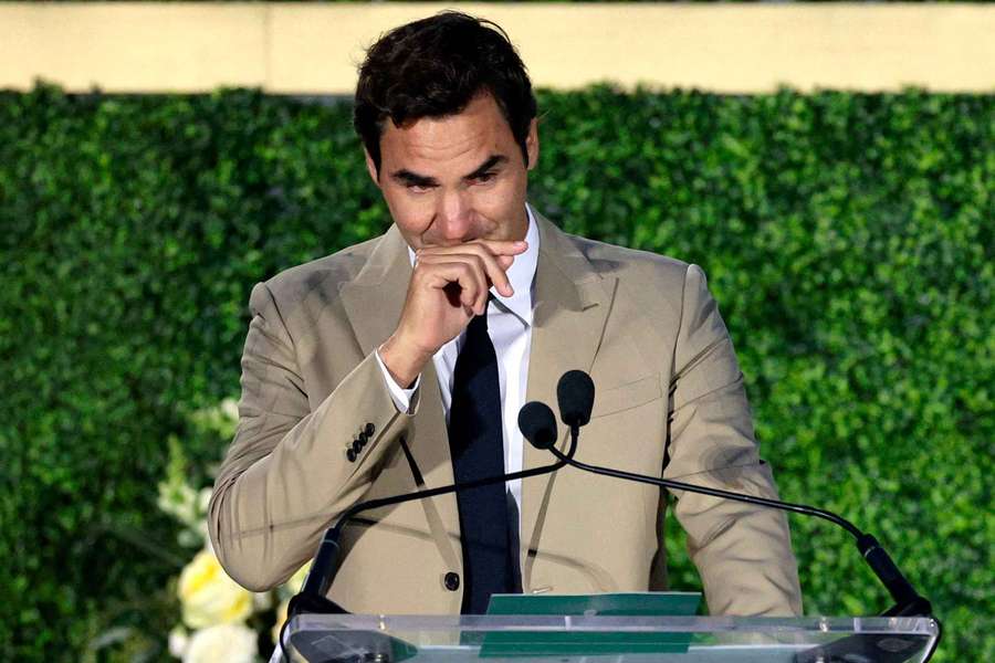 Federer bol pri uvedení do siene slávy dojatý.
