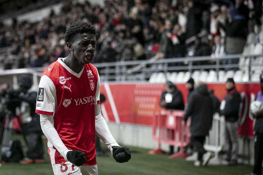 Ange Tia, buteur contre Montpellier