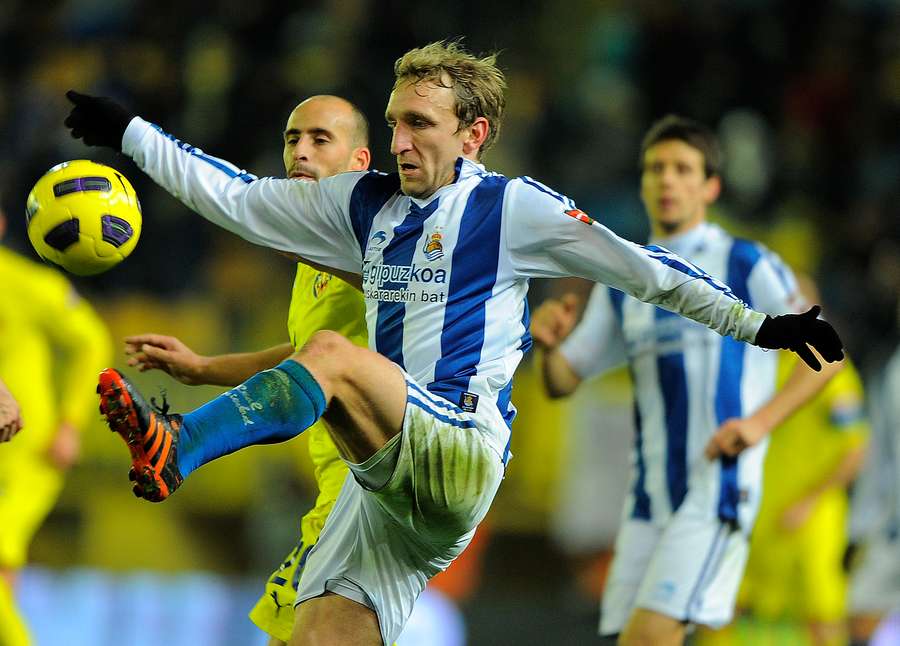Diego Rivas, con la Real Sociedad Diego Rivas, con la Real Sociedad