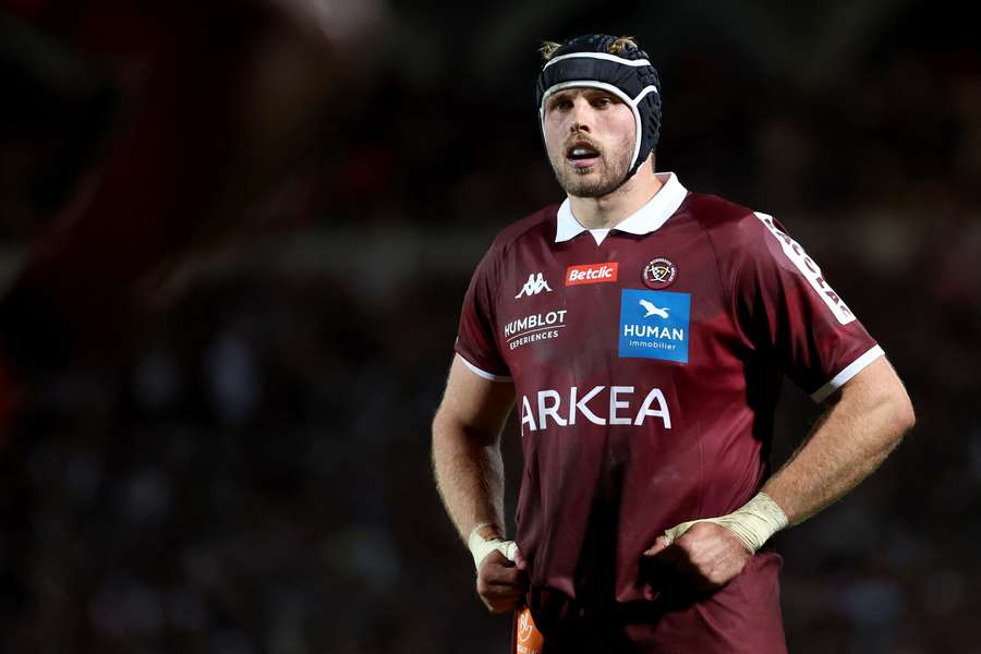 Jonny Gray avec l'UBB en septembre dernier.