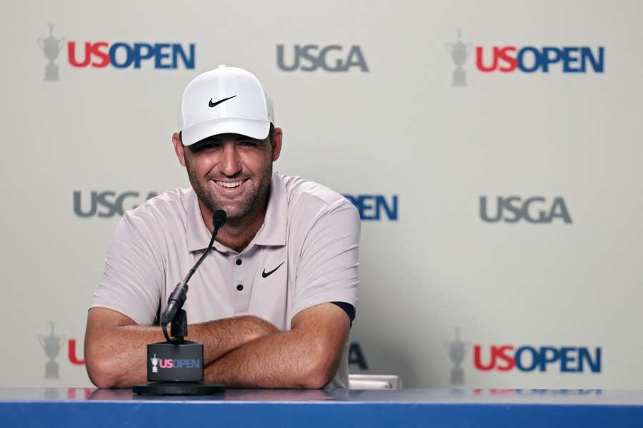 Scottie Scheffler ahead of te US Open