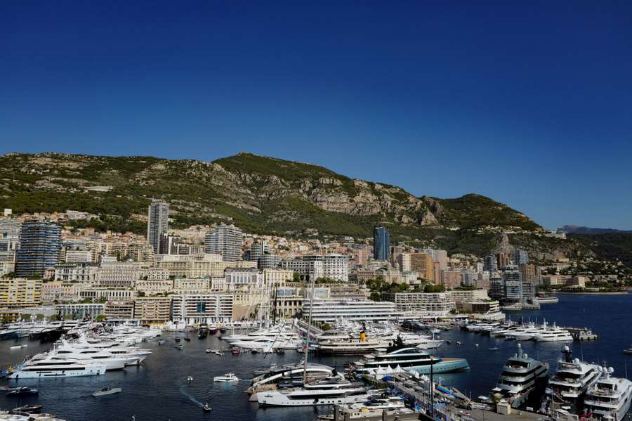 A view of Port Hercules in Monaco