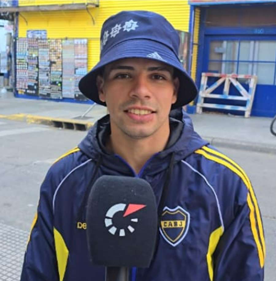 Torcedores do Boca Juniors em entrevista ao Flashscore Torcedores do Boca Juniors em entrevista ao Flashscore