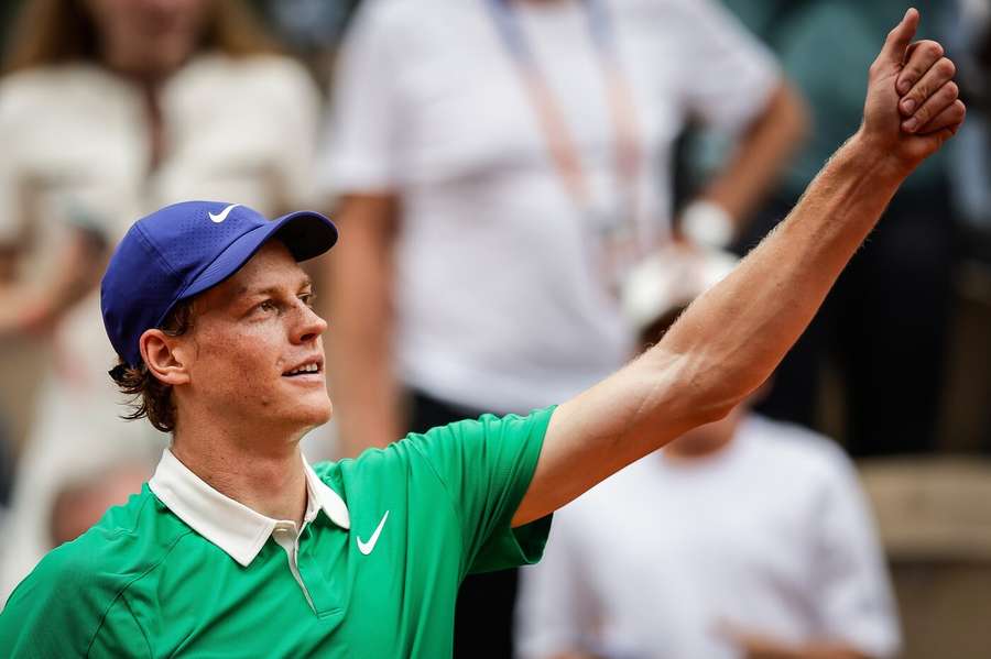 Sinner jugará el lunes 2 de junio su partido de octavos de Roland Garros contra Rublev