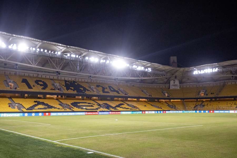 Het stadion van AEK Athene, de OPAP Arena, is toch helemaal uitverkocht