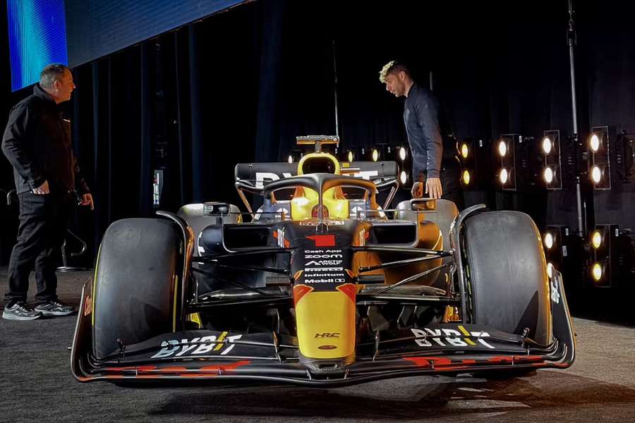 Red Bull revealed their car in New York last week