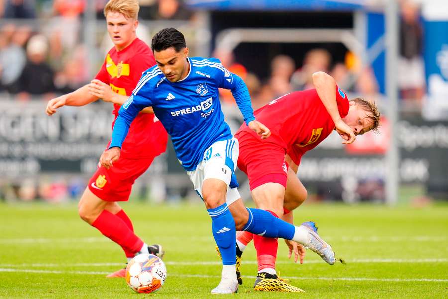 Dramatisk udligning i tillægstiden giver FC Nordjælland hårdt tilkæmpet point mod Lyngby