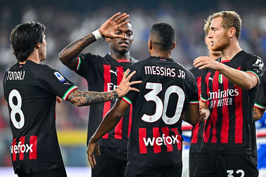 Junior Messias opened the scoring for Milan in the sixth minute