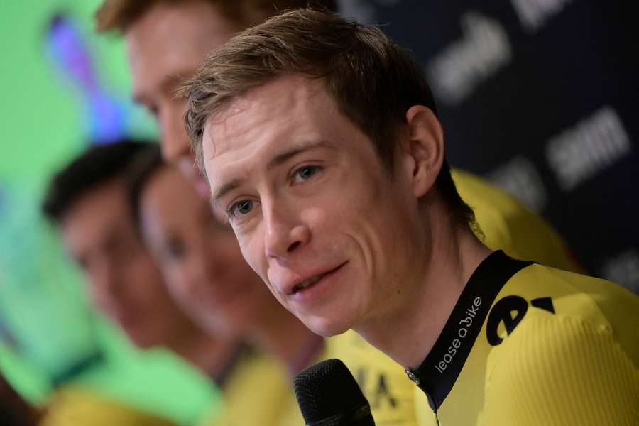 Jonas Vingegaard, en el Media Day del Visma en La Nucía