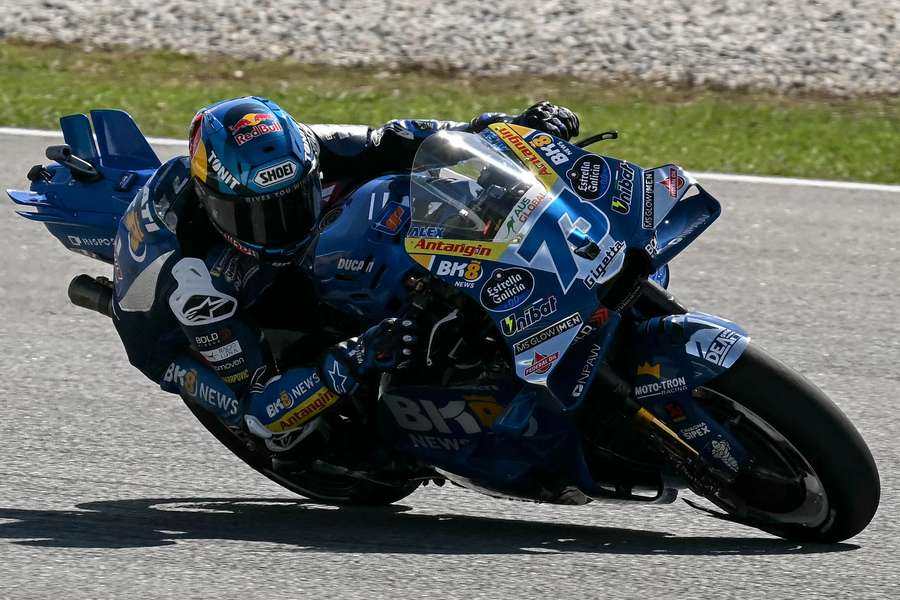 Alex Marquez rides in the MotoGP Malaysian Grand Prix Alex Marquez rides in the MotoGP Malaysian Grand Prix