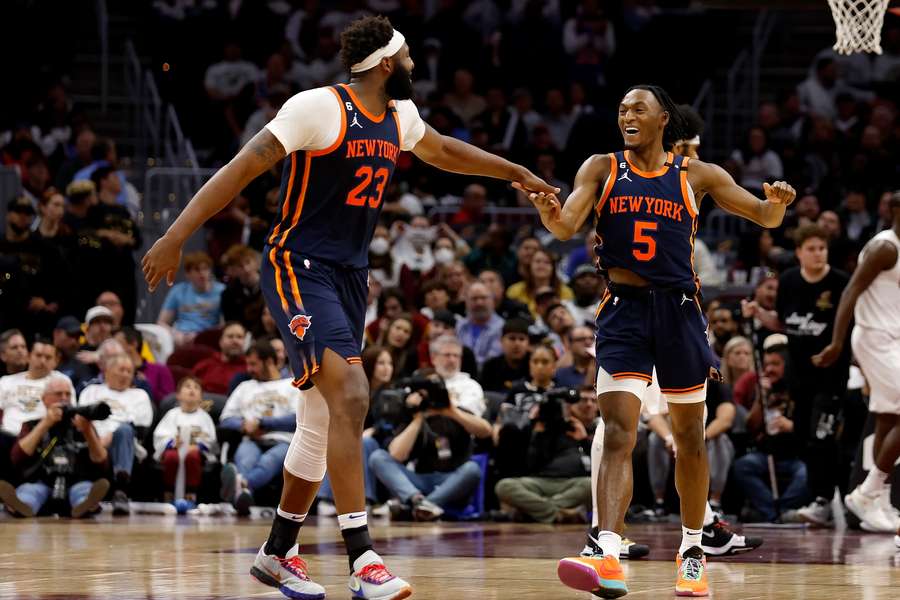 Los Knicks, felices tras pasar de ronda