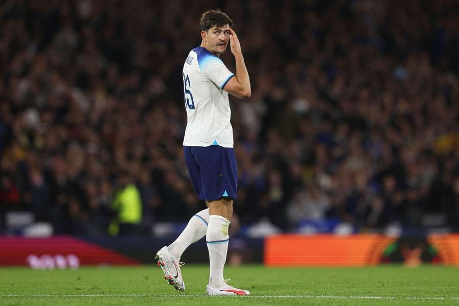 Harry Maguire marcou um autogolo na vitória de Inglaterra no amigável contra a Escócia