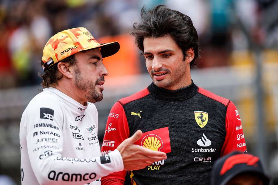 La rivalidad no ha enfriado nuestra amistad insisten Alonso y Sainz