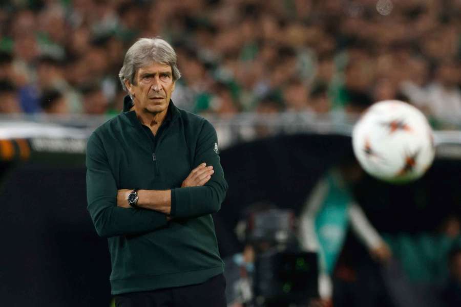 Pellegrini, en el partido contra el Madrid