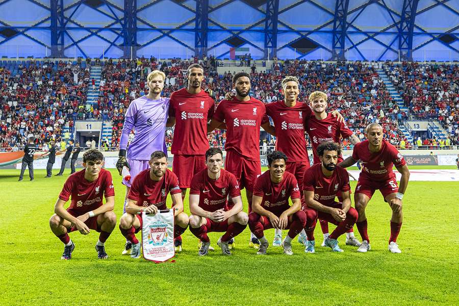 Liverpool's starting XI against Lyon