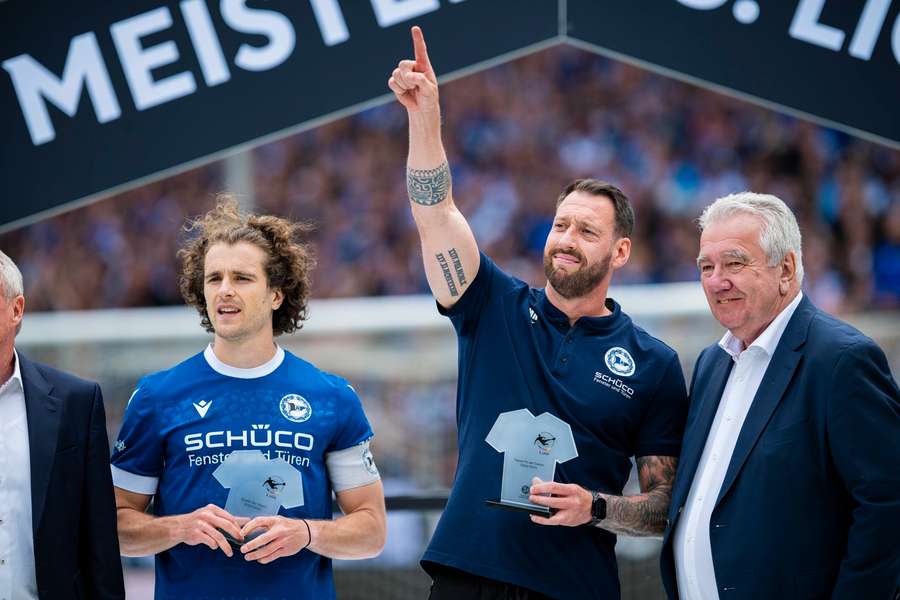 Arminia Bielefeld steht nach dem Aufstieg in die 2. Bundesliga auch sensationell im Finale des DFB Pokals.