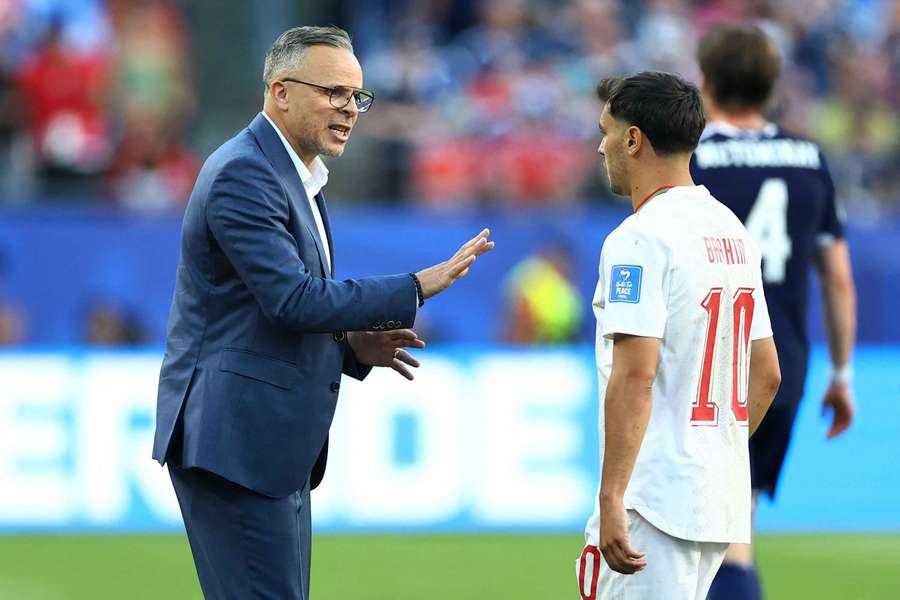 Mohamed Ouahbi avec Brahim Díaz 