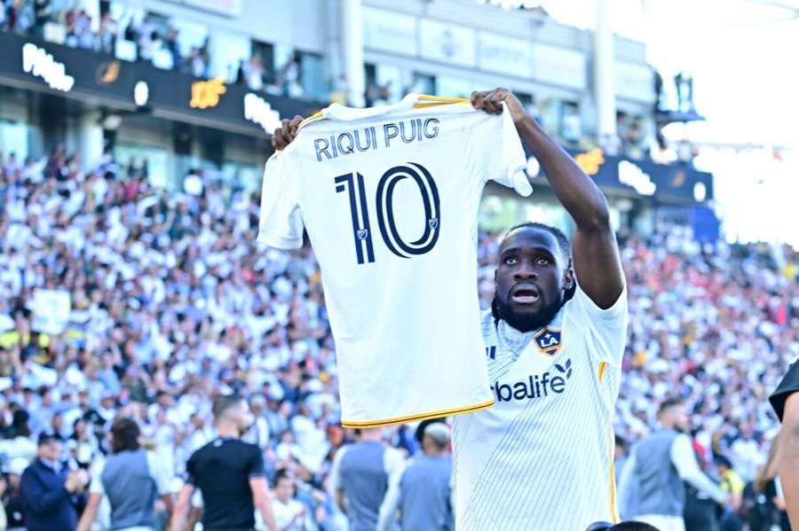 Joseph Painstil got the LA Galaxy's first goal in their MLS Cup final win over the New York Red Bulls