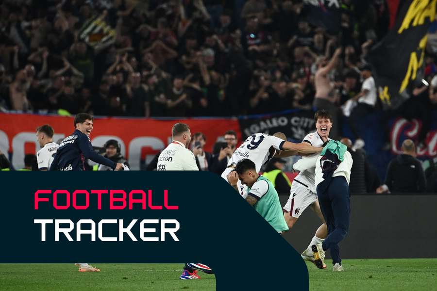Bologna celebrate becoming Coppa Italia champions