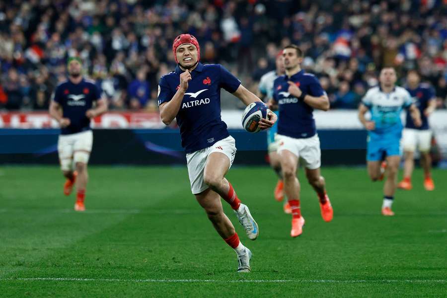 Bielle-Biarrey scored eight tries during the tournament