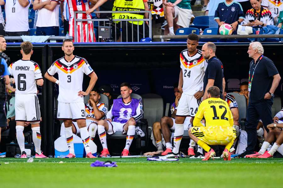 Pure Enttäuschung beim DFB-Team