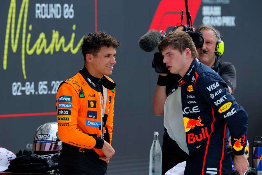 Norris and Verstappen battled hard in Miami
