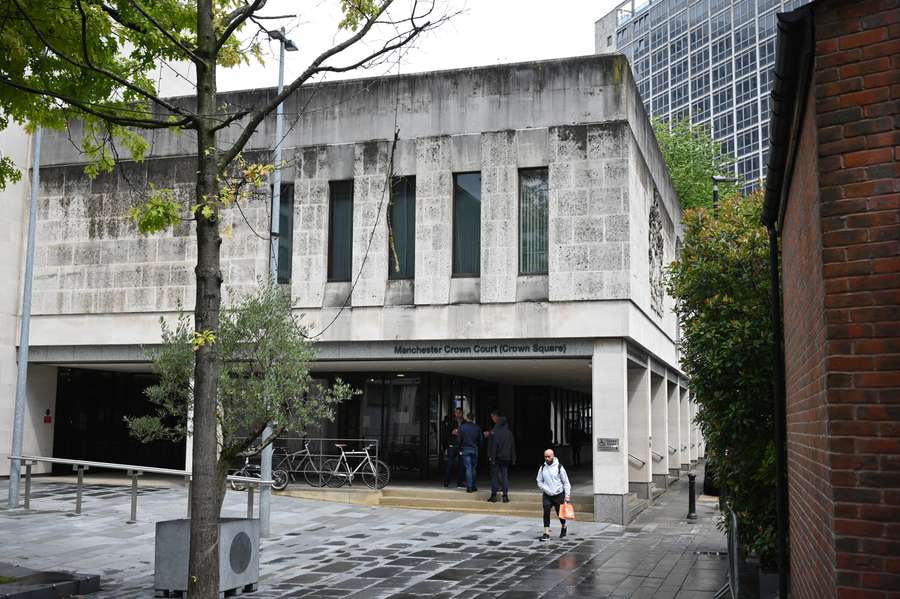 Tribunal da Coroa de Manchester em julho de 2023.