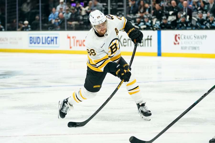 Pastrňák dal v NHL svůj 399. gól. Pastrňák dal v NHL svůj 399. gól.